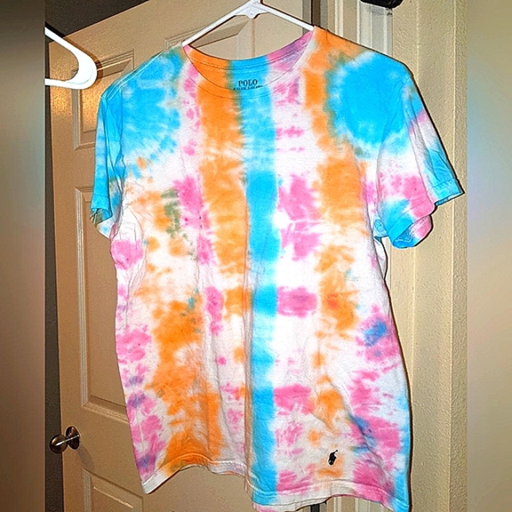 Ralph Lauren Polo tie-dye tshirt GUC